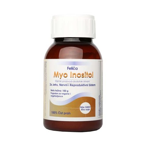 MYO INOSITOL - dodatak ishrani, vitamin B 8, uključen u slanje signala između ćelija povećava osetljivost različitih receptora